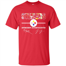 Load image into Gallery viewer, Pittsburgh Steelers Antonio Brown Juju Smith Signatures Football Fans