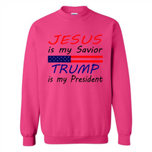 Load image into Gallery viewer, Jesus is my savior trump is my president