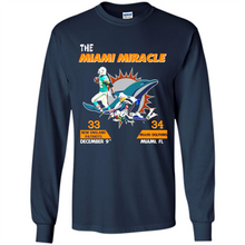 Load image into Gallery viewer, The Miami Miracle 33 New England Patriots 34 Miami Dolphins # Zawin