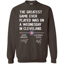 Load image into Gallery viewer, The greatest game ever played was on a wednesday in cleveland