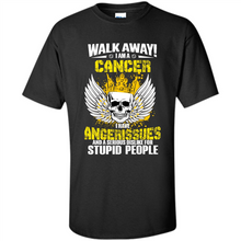 Load image into Gallery viewer, Walk Away I Am A Cancer Vintage Skull