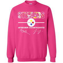 Load image into Gallery viewer, Pittsburgh Steelers Antonio Brown Juju Smith Signatures Football Fans