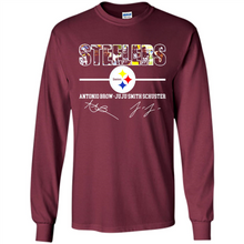 Load image into Gallery viewer, Pittsburgh Steelers Antonio Brown Juju Smith Signatures Football Fans