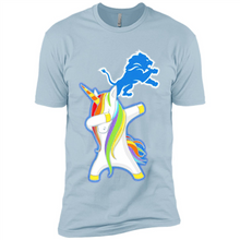 Load image into Gallery viewer, Detroit Lions Footballl Dabbing Unicorn# Zawin