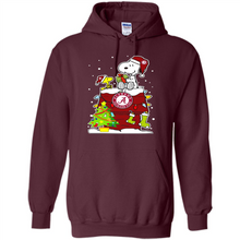 Load image into Gallery viewer, Alabama Crimson Tide Ugly Christmas Sweaters Snoopy Woodstock sweater
