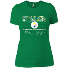 Load image into Gallery viewer, Pittsburgh Steelers Antonio Brown Juju Smith Signatures Football Fans