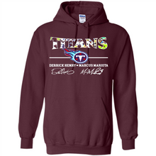 Load image into Gallery viewer, Tennessee Titans Derrick Henry Marcus Mariota Signatures Football