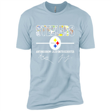 Load image into Gallery viewer, Pittsburgh Steelers Antonio Brown Juju Smith Signatures Football Fans