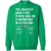 Load image into Gallery viewer, The greatest game ever played was on a wednesday in cleveland