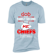 Load image into Gallery viewer, God First Family Second Then Kansas City Chiefs Football