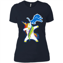 Load image into Gallery viewer, Detroit Lions Footballl Dabbing Unicorn# Zawin