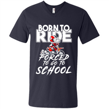 Load image into Gallery viewer, Born To Ride Forced To Go To School Motorcycle Rider