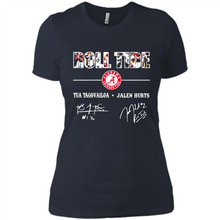 Load image into Gallery viewer, Roll Tide Alabama Crimson Tua Tagovailoa Jalen Hurts Signatures Shirt Roll Tide Alabama Crimson Tua Tagovailoa Jalen Hurts Signatures