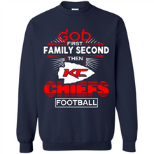 Load image into Gallery viewer, God First Family Second Then Kansas City Chiefs Football