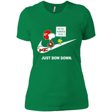 Load image into Gallery viewer, Nike Kansas City Chiefs Are Number One Just Bow Down Snoopy # Zawin