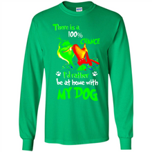 Load image into Gallery viewer, Grinch There Is A 100% Chance I's Rather Be At Home With My Dog