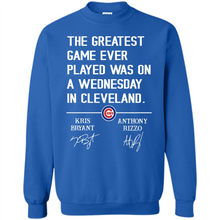 Load image into Gallery viewer, The greatest game ever played was on a wednesday in cleveland