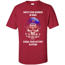 Load image into Gallery viewer, Dallas Cowboys Write Your Worries In Sand Chisel Your Victory In Stone