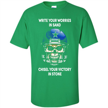 Load image into Gallery viewer, Dallas Cowboys Write Your Worries In Sand Chisel Your Victory In Stone