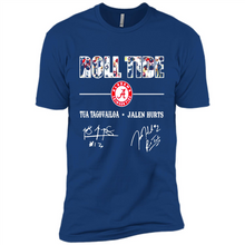 Load image into Gallery viewer, Roll Tide Alabama Crimson Tua Tagovailoa Jalen Hurts Signatures Shirt Roll Tide Alabama Crimson Tua Tagovailoa Jalen Hurts Signatures
