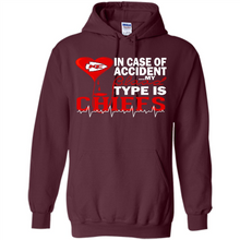 Load image into Gallery viewer, Nfl My Blood Type Is Kansas City Chiefs Gift For Fans # Zawin