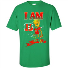 Load image into Gallery viewer, I Am Cincinnati Bengals Groot Football Lovers Nfl# Zawin