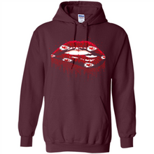 Load image into Gallery viewer, Glitter Lips Shirt For Kansas City Chiefs Fans