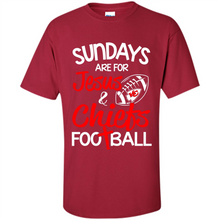 Load image into Gallery viewer, undays Are for Jesus and Kansas City Chiefs Football # Zawin