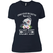 Load image into Gallery viewer, Ohio State Buckeyes Queen Classy Sassy and A Bit Smart Assy