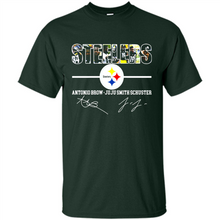 Load image into Gallery viewer, Pittsburgh Steelers Antonio Brown Juju Smith Signatures Football Fans