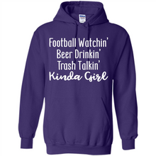 Load image into Gallery viewer, Football Watching Beer Drinking Trash Talking Girl# Zawin