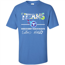 Load image into Gallery viewer, Tennessee Titans Derrick Henry Marcus Mariota Signatures Football