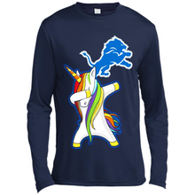 Load image into Gallery viewer, Detroit Lions Footballl Dabbing Unicorn# Zawin