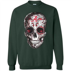 Alabama crimson tide sugar skull