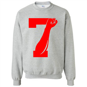 7 Fist Up Colin Kaepernick white