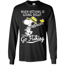 Load image into Gallery viewer, Snoopy When Nothing Is Going Right Go Fishing