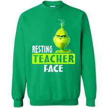 Load image into Gallery viewer, Grinch Resting Teacher Face
