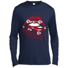 Load image into Gallery viewer, Glitter Lips Shirt For Kansas City Chiefs Fans