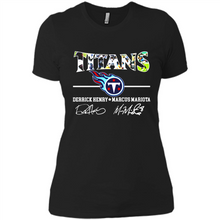 Load image into Gallery viewer, Tennessee Titans Derrick Henry Marcus Mariota Signatures Football