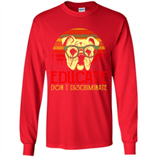 Load image into Gallery viewer, Bulldog Educate Don’t Discriminate Sunset Vintage