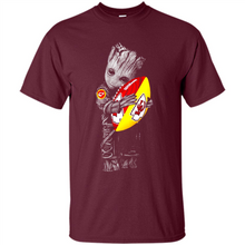Load image into Gallery viewer, Groot Hug Kansas City Chiefs Football Rabbit And Kid