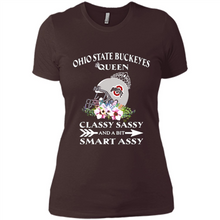 Load image into Gallery viewer, Ohio State Buckeyes Queen Classy Sassy and A Bit Smart Assy