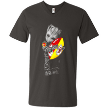 Load image into Gallery viewer, Groot Hug Kansas City Chiefs Football Rabbit And Kid