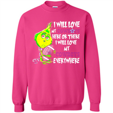 Load image into Gallery viewer, Cool Grinch Loves Cowboys-Team Everywhere Funny Football Fans Christmas# Zawin