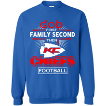 Load image into Gallery viewer, God First Family Second Then Kansas City Chiefs Football