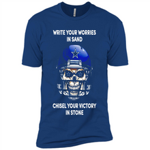 Load image into Gallery viewer, Dallas Cowboys Write Your Worries In Sand Chisel Your Victory In Stone