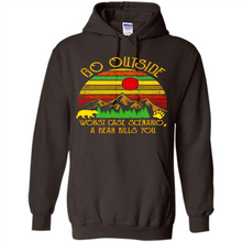Load image into Gallery viewer, Go Outside Worst Case Scenario A Bear Kills You Vintage Retro Sunset # Zawin store