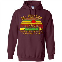 Load image into Gallery viewer, Go Outside Worst Case Scenario A Bear Kills You Vintage Retro Sunset # Zawin store