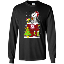 Load image into Gallery viewer, Alabama Crimson Tide Ugly Christmas Sweaters Snoopy Woodstock sweater