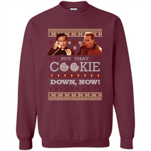 Load image into Gallery viewer, Put That Cookie Down Now Ugly Sweatern